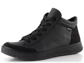 Ara kotníkové tenisky se zipem a membránou černé Rom 12-50030-01