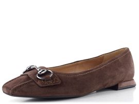 Högl semišové baleríny chocplum 0-100922-2100