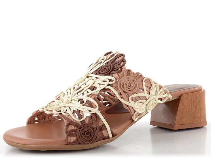 Hispanitas pantofle na podpatku Tulipan Naturales HV264841