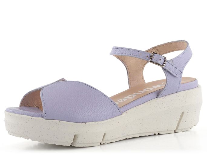 Wonders sandály na platformě Lavender D-8272