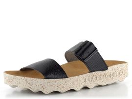 Asportuguesas černé pantofle P018225005