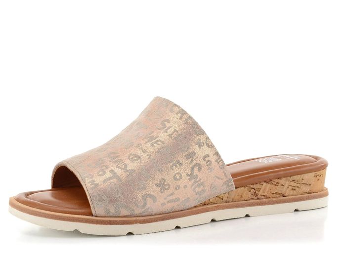 Ara dámské pantofle metalické růžové Carmel 12-28703-06