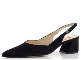 Högl semišové lodičky s volnou patou Schwarz  0-104612