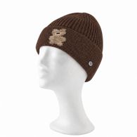 Fraas pletená čepice se třpytivým medvídkem brownie 667199-872