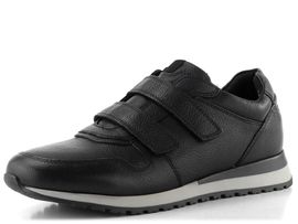 Ara pánské tenisky na suchý zip Gino Schwarz/Steel 11-26912-11