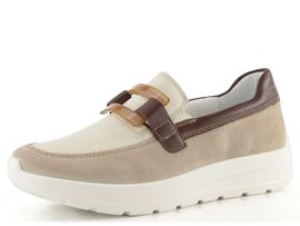 Ara širší mokasíny New York beach/mocca/cream 12-25122-07