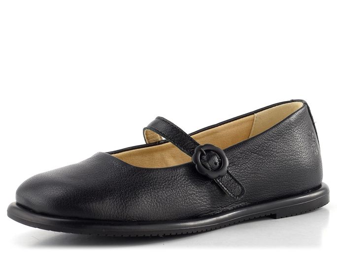 Fly London baleríny s páskem black P145412003