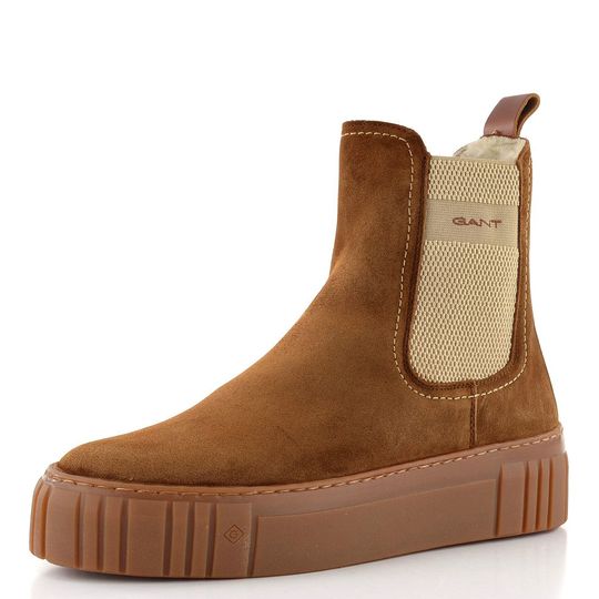 Gant chelsea kotník na platformě Snowmont Cognac 25551442
