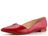 Högl vykrojené lakované baleríny Red 0-170004