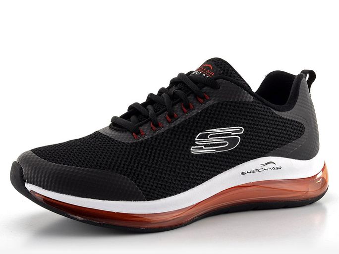 Skechers černé pánské polobotky s odpruženou patou 232036