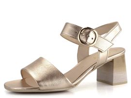 Gabor metalické sandály na podpatku Puder 41.700.62