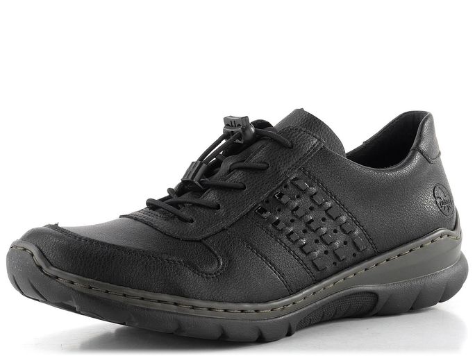 Rieker černé prozouvací polobotky L32F3-00