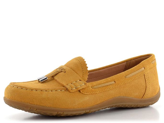 Geox dámské mokasíny žluté mustard Vega Moc D35DNA022BCC2002