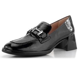 Hispanitas lakované polobotky na podpatku black Milan HI243590