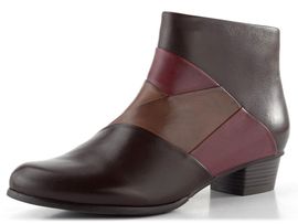 Regarde kotník na podpatku Stefany-396 Sangria/Noce