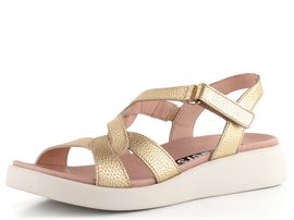 Wonders metalické sandály Platino C-6541