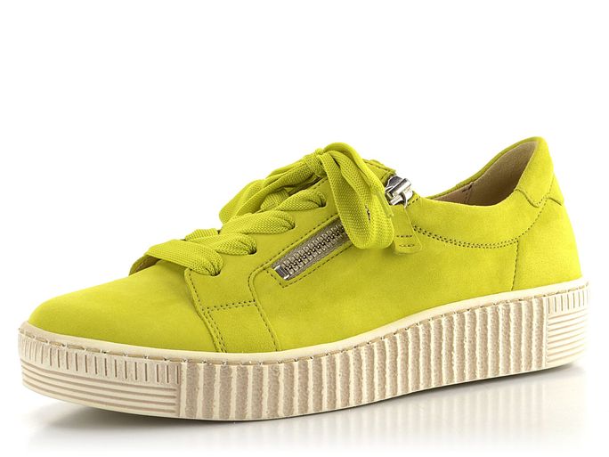 Gabor nubukové sneakers tenisky lemon 63.334.39