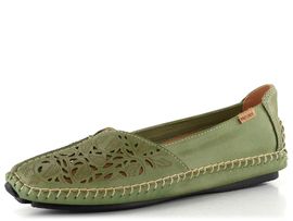 Pikolinos prořezávané baleríny Jerez mint green 578-4976