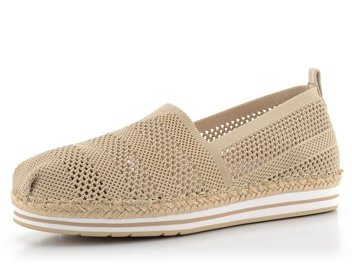 Skechers béžové espadrilky Bobs Breeze 113066