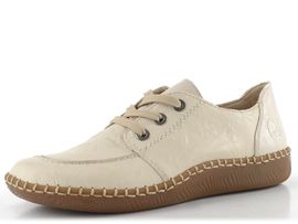 Rieker šněrovací polobotky krémové N2402-60
