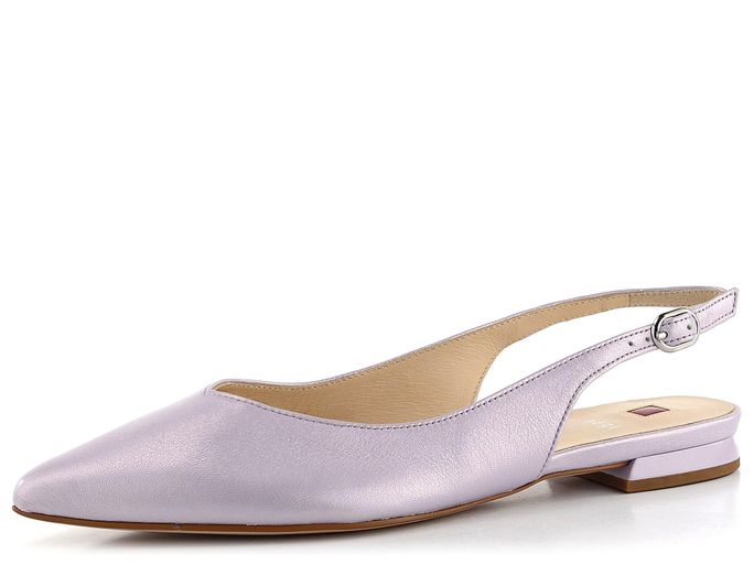 Högl luxusní  metalické baleríny s volnou patou Lavender 5-100111