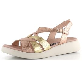 Wonders metalické sandály Rame/Platino/Rame C-6530