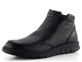 Ara pánský zipový kotník Leandro Black 11-35616-01