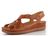 Pikolinos sandály s kříženými pásky Cadaques Brandy W8K-0741