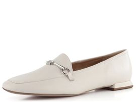 Högl mokasíny s kováním Creme 9-100920