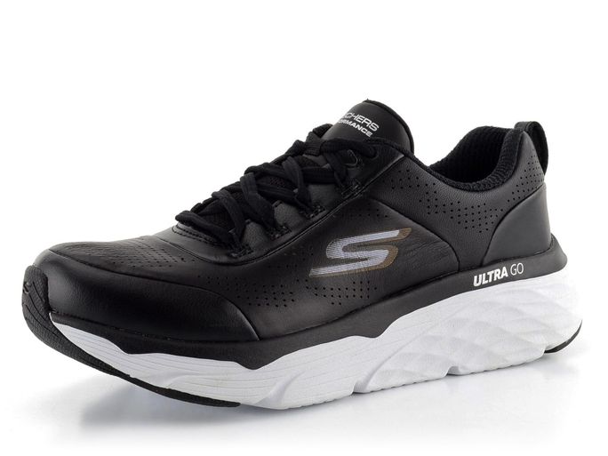 Skechers černé kožené tenisky Ultra Go 128044