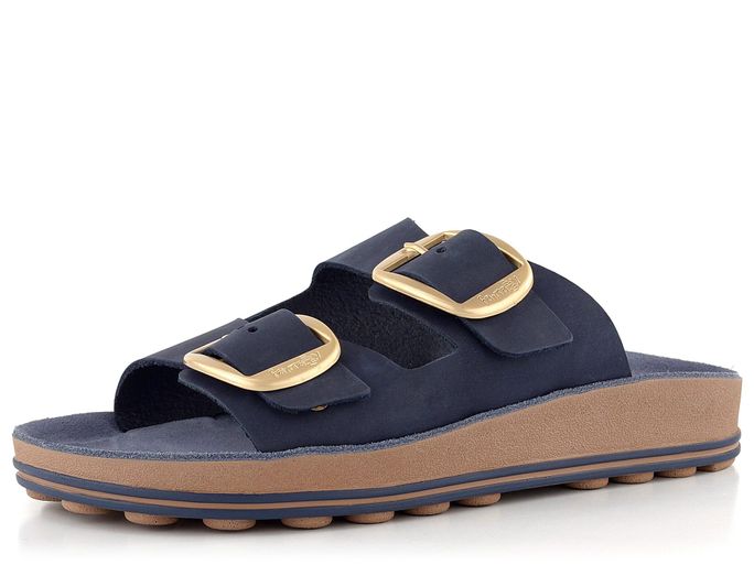 Fantasy Sandals tmavě modré pantofle se dvěma pásky S310 Despoina Navy