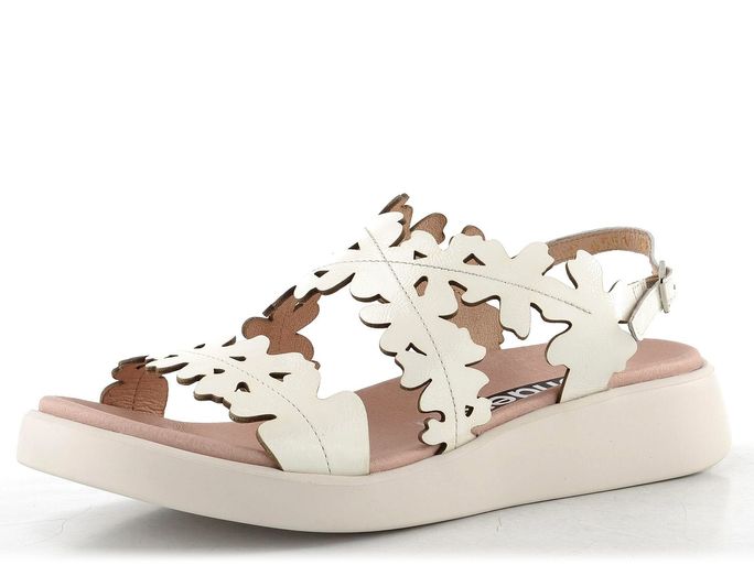 Wonders bílé lakované sandály off C-6551