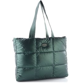 Ara zelená prošívaná shopper kabelka Nina silky fango 16-21912-47