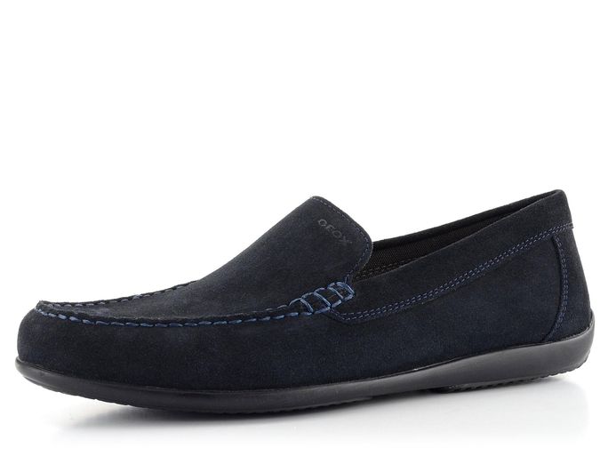 Geox pánské mokasíny semišové modré Ascanio U020WA00022C4002