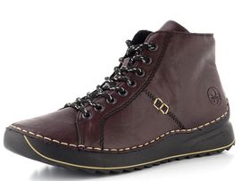 Rieker šněrovací kotník brombeer 71510-30