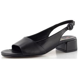 Högl luxusní sandály na podpatku schwarz 1-102600-0100