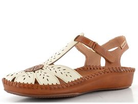 Pikolinos prořezávané sandály s páskem Vallarta nata 655-0841C1