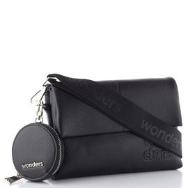 Wonders malá crossbody kabelka s etují negro WB-54020-C