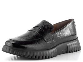 Wonders lakované slip-on polobotky negro A-4402