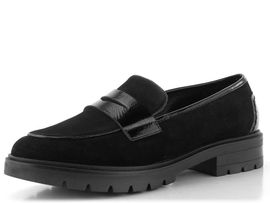 Ara užší semišové mokasíny Cambridge schwarz 12-11229-11
