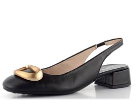 Hispanitas lodičky s volnou patou Oporto Black HV253993