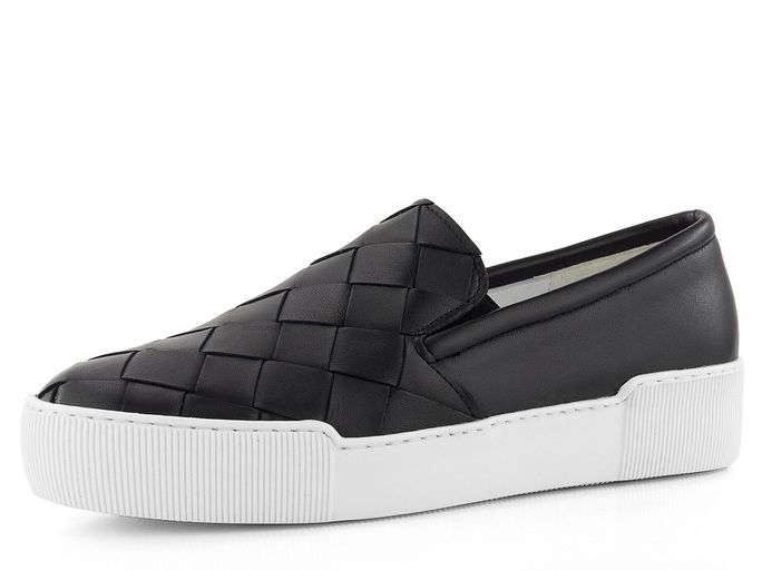 Högl prozouvací polobotky proplétané Black 3-103610