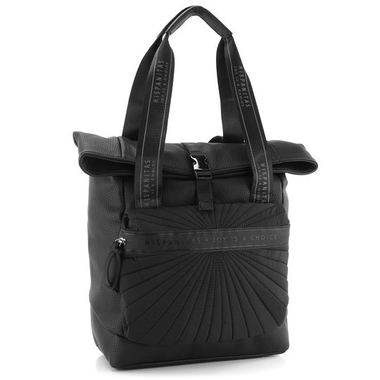Hispanitas nylonová kabelka/batoh černá Bolsos I21 BI211726