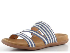 Gabor fuzbetové pantofle Jeans/Panna 63.702.88