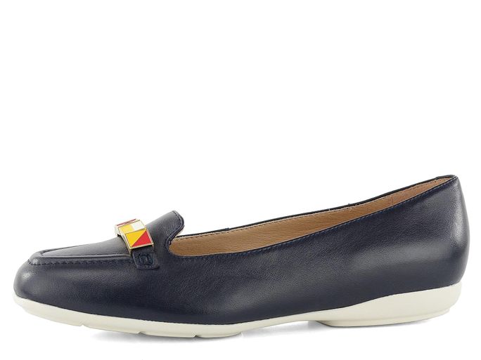 Geox kožené baleríny Annytah navy D027NB00085