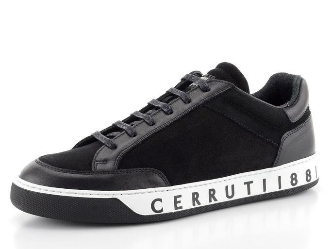 Cerruti 1881 polobotky s potištěnou podešví Black CSSU00333S