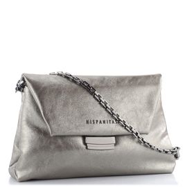 Hispanitas metalická klopnová kabelka Acero BI243541
