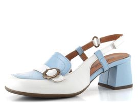 Fly London lodičky s volnou patou sky blue/offwhite P145456002