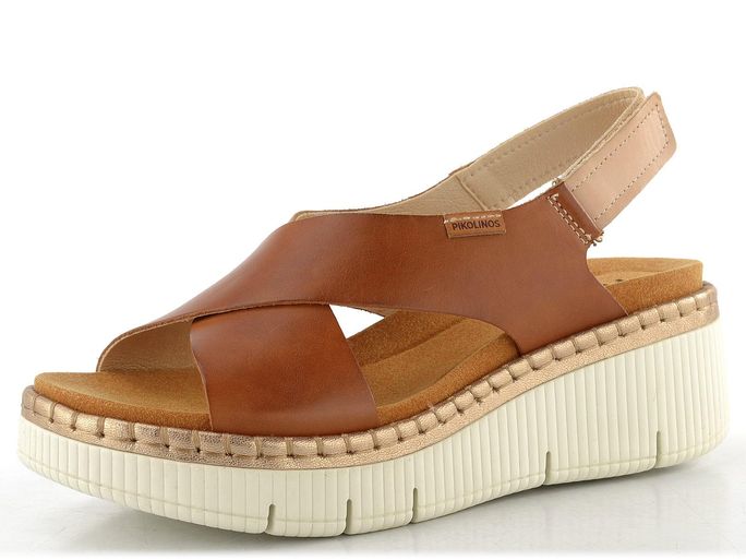 Pikolinos sandály na platformě Gomera brandy W0K-0606C1