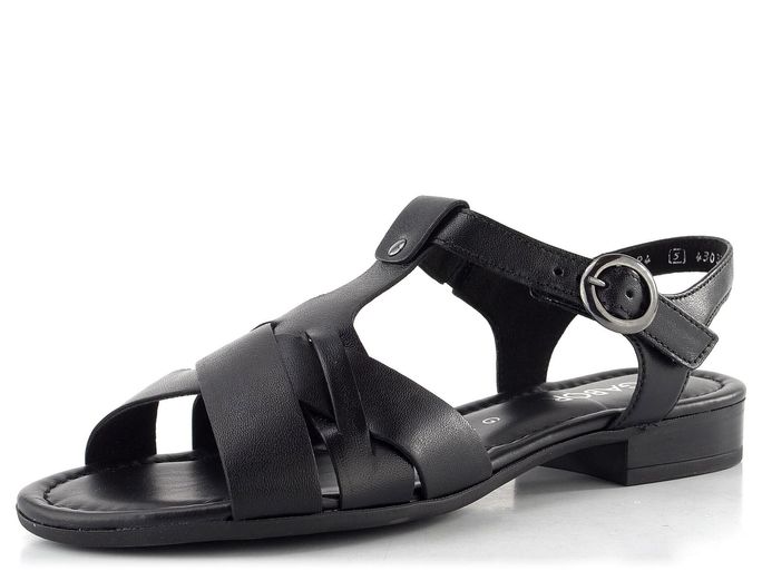 Gabor sandály na nízkém podpatku schwarz 82.794.57